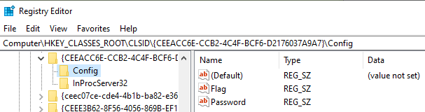 Flag and Password keys